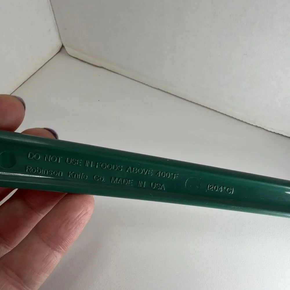 Ultratemp Solid Green Serving Spoon Kitchen Utensil 11.5